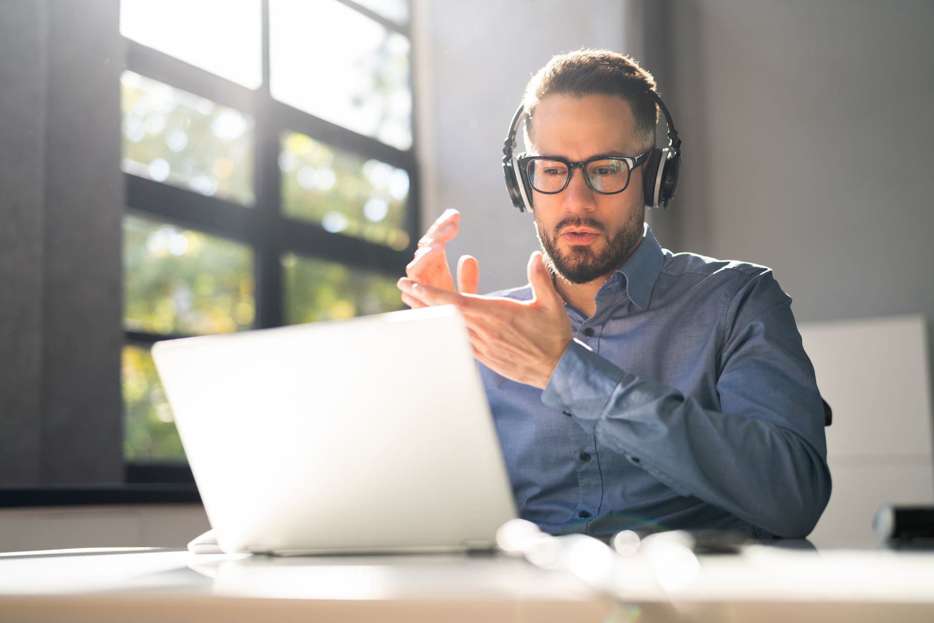 boss training on computer